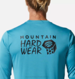 hombres tapas tetón azul Mountain Hardwear tecnología malvada de manga larga 84RX221 - Image 4