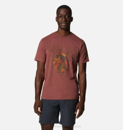 hombres tapas tierra arcillosa Mountain Hardwear camiseta de manga corta yak 84RX468