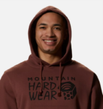 hombres tapas tierra arcillosa Mountain Hardwear sudadera con capucha y logo mhw 84RX141 - Image 3