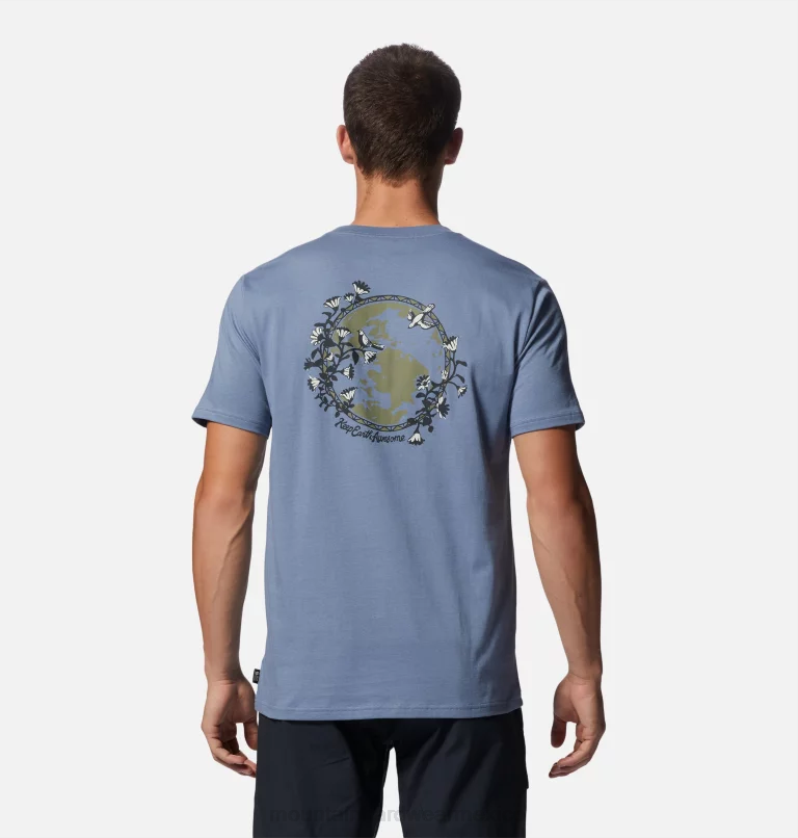 hombres tapas zinc ligero Mountain Hardwear camiseta de manga corta kea tierra 84RX458 - Image 2