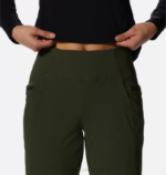 mujer fondos excedente verde Mountain Hardwear pantalones tobilleros de talle alto dynama 84RX569 - Image 2