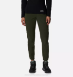 mujer fondos excedente verde Mountain Hardwear pantalones tobilleros de talle alto dynama 84RX569