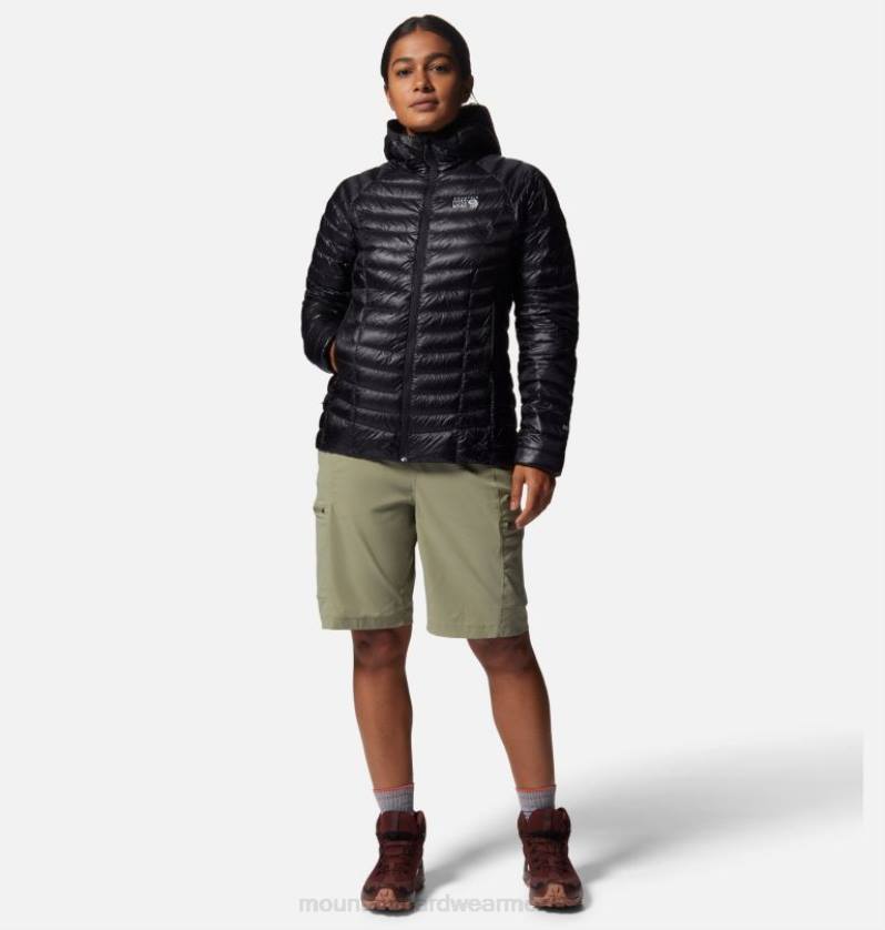 mujer fondos mantis verde Mountain Hardwear Bermudas dynama de talle alto 84RX573 - Image 2