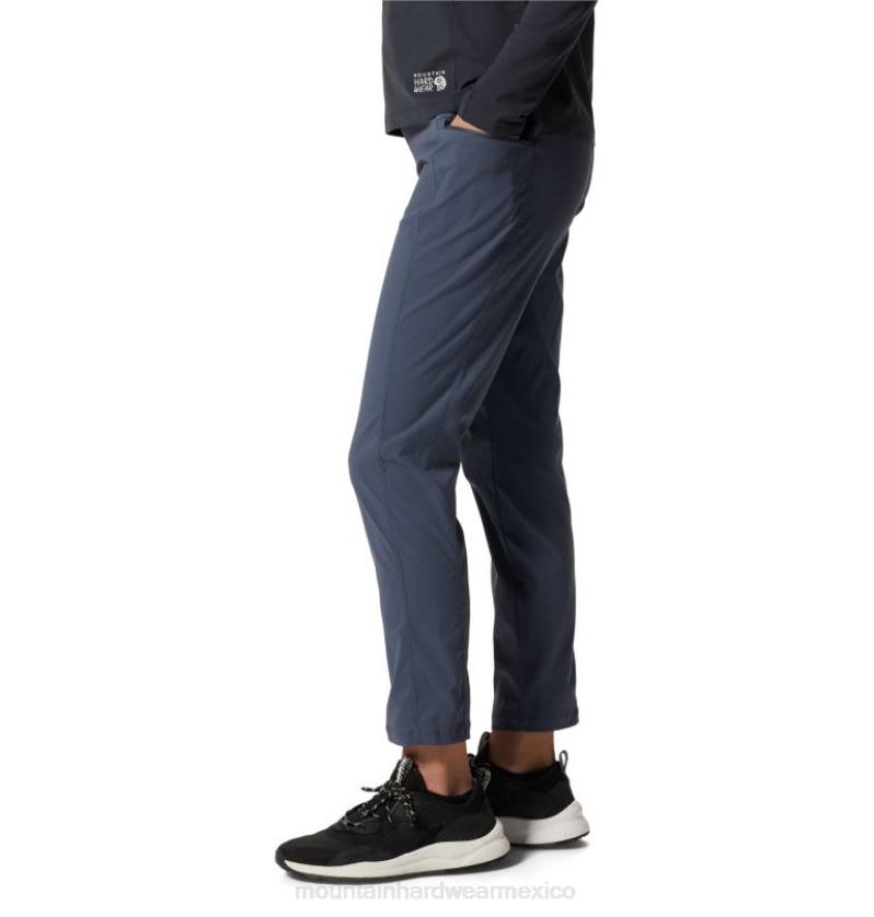 mujer fondos pizarra azul Mountain Hardwear pantalones tobilleros de talle alto dynama 84RX572 - Image 2