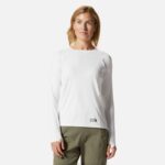 mujer tapas Banco de niebla Mountain Hardwear lago del cráter manga larga 84RX603