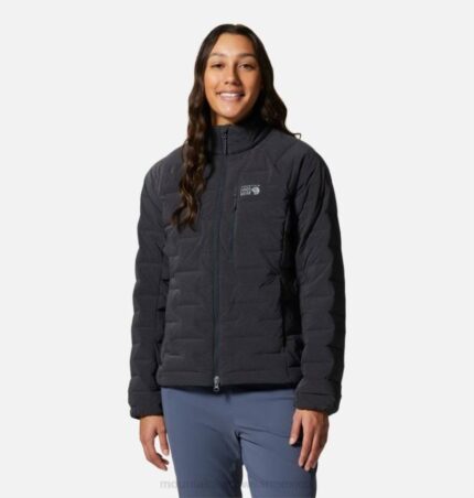 mujer tapas Brezo de tormenta oscura Mountain Hardwear chaqueta elástica 84RX530