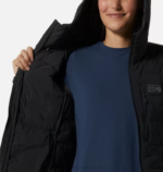 mujer tapas Brezo de tormenta oscura Mountain Hardwear sudadera con capucha estirable 84RX525 - Image 6