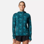 mujer tapas empalizadas geos impresión Mountain Hardwear sudadera con capucha activa crater lake 84RX609