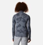 mujer tapas estampado de tinte disperso de pizarra azul Mountain Hardwear lago del cráter 1/4 zip 84RX599 - Image 2