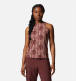 mujer tapas estampado geográfico de pasas lavadas Mountain Hardwear tanque del lago del cráter 84RX611