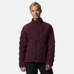 mujer tapas rojo cacao Mountain Hardwear chaqueta elástica 84RX529