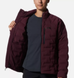 mujer tapas rojo cacao Mountain Hardwear chaqueta elástica 84RX529 - Image 4