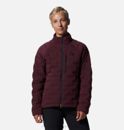 mujer tapas rojo cacao Mountain Hardwear chaqueta elástica 84RX529